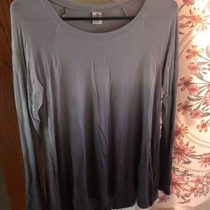 Grey Ombré Hollister Long-sleeve Shirt